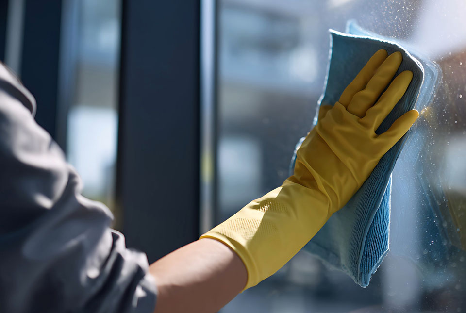 Lobby & Glass Door Cleaning